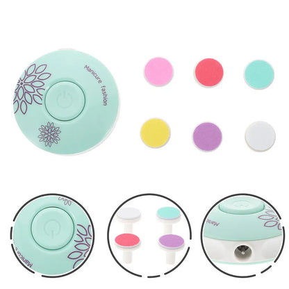 Electric Baby Nail Trimmer With Grinding Pads For Infants Toddlers Newborns Nail Care Kit Manicure Tool Set