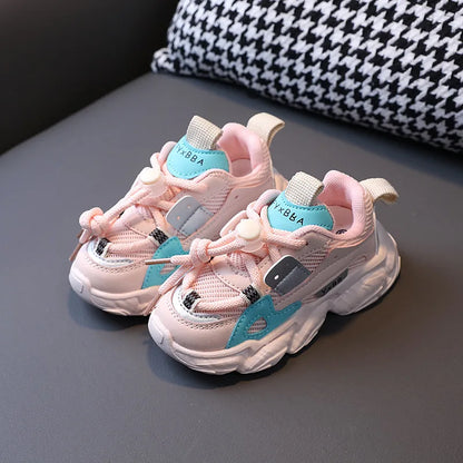 Size 21-36 Baby Toddler Shoes For Boys Girls Breathable Mesh Little Kids Casual Sneakers Non-slip Children Sport Shoes tenis