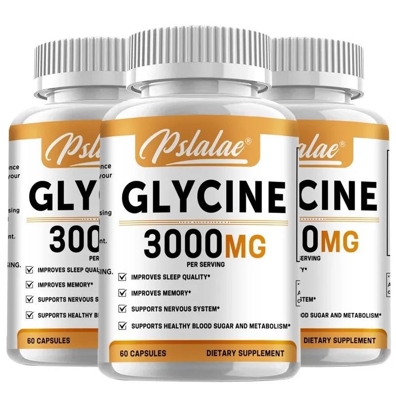 Glycine Supplement - Improve Sleep Quality and Suppress Appetite, Promote Deep Sleep