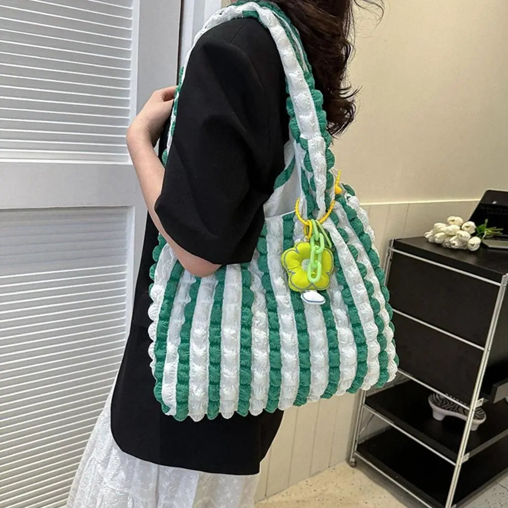 Women's Large Capacity Tote Bag with spacious interior, zipper closure, comfortable shoulder straps, and casual everyday design