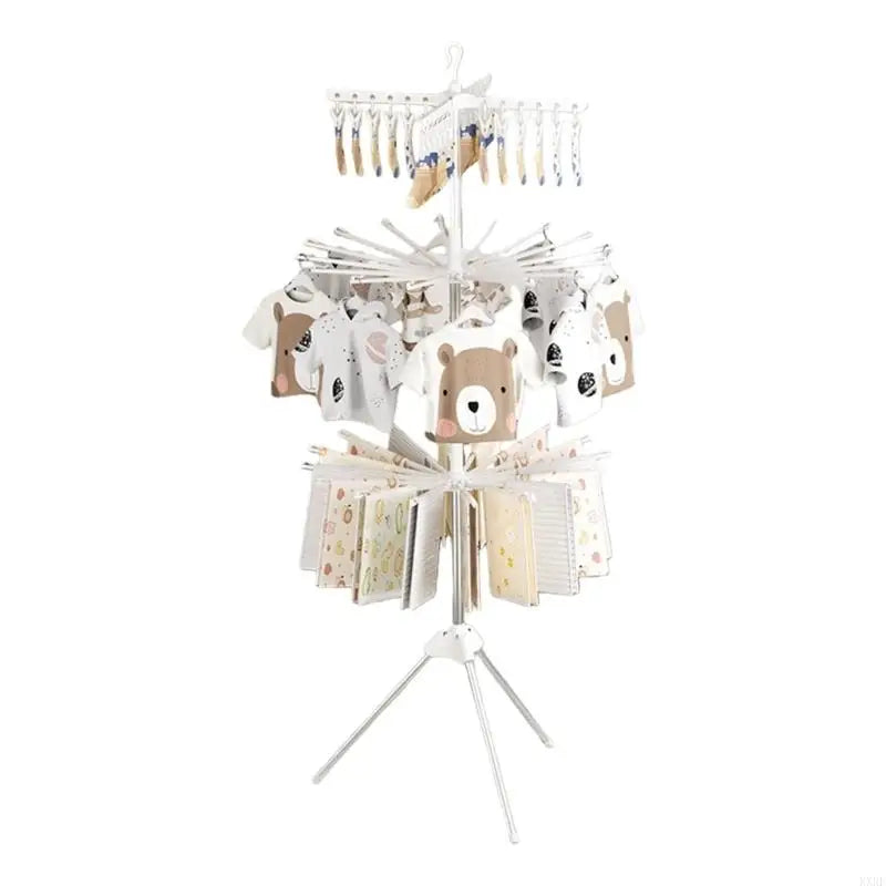 Large Capacity Untarnished and PRESENTATION 3 Rank Collapsing Drying Rack Highlighting Disks for Portability and Pliable KXRE