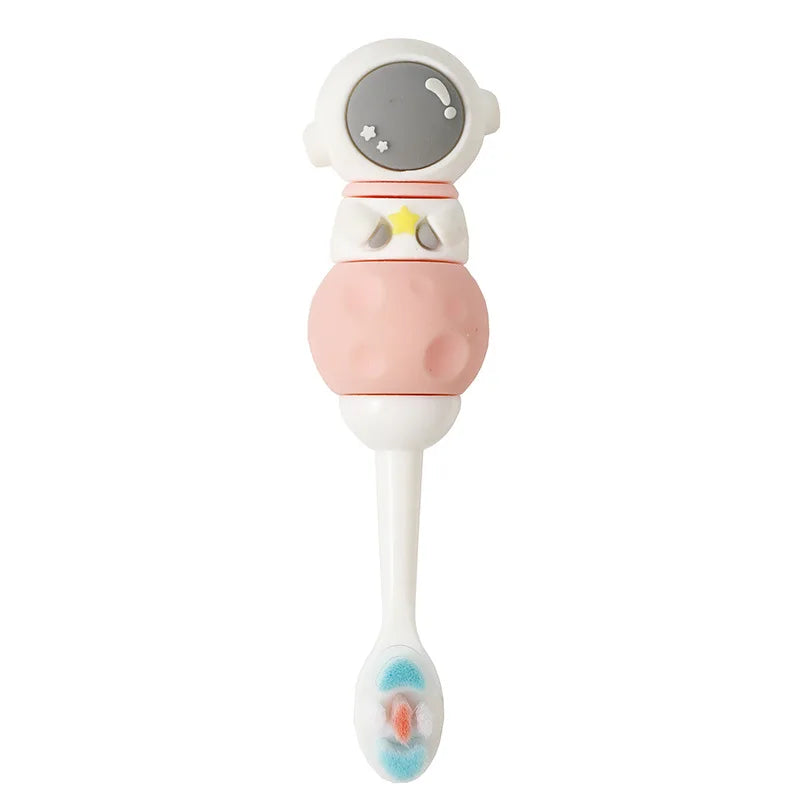 Children Cartoon Astronaut Super Soft Bristle High Quality Toothbrush Baby Tooth Brush Kids Training Teeth Brush Care 1-12 Y