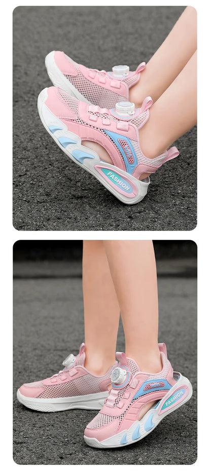 boy Kids Spring Sneakers Girls School Casual Shoes Outdoor Breathable Running Shoes Light Soft Pink Non-slip Children Shoes