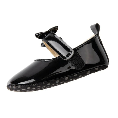 Baby Girls Shoes Bowknot Princess Dress Shoes PU Anti-slip Soft Sole Infant First Walkers Newborn Crib Baby Shoes