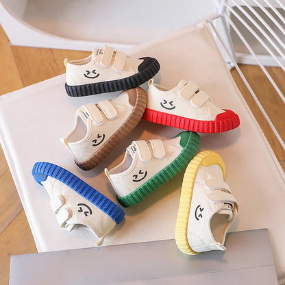 Children's Casual Shoes Boys Girls Baby Sneakers Breathable Soft Non-slip Comfortable Boys Girls Toddler Canvas Shoes Kids Shoes