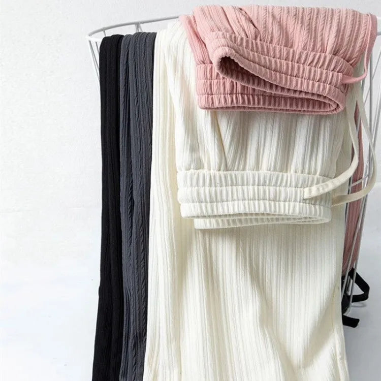 Women's Pencil Pants Jogger Sweatpants Thin Material Seven/Nine Points Length Boting Trousers for Spring Season (Available)