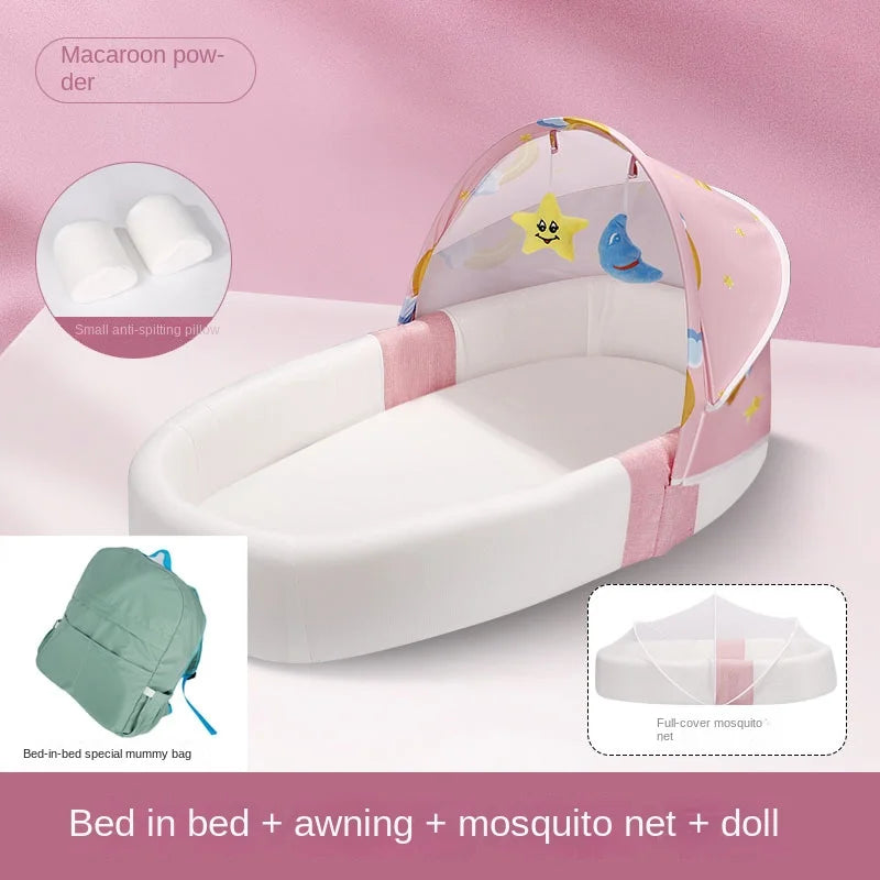 Lazychild Baby Bed In Bed Foldable Portable Newborn Sleeper Bionic Bb Bed Bed Anti Pressure Portable Cot Cunas Para El Bebe
