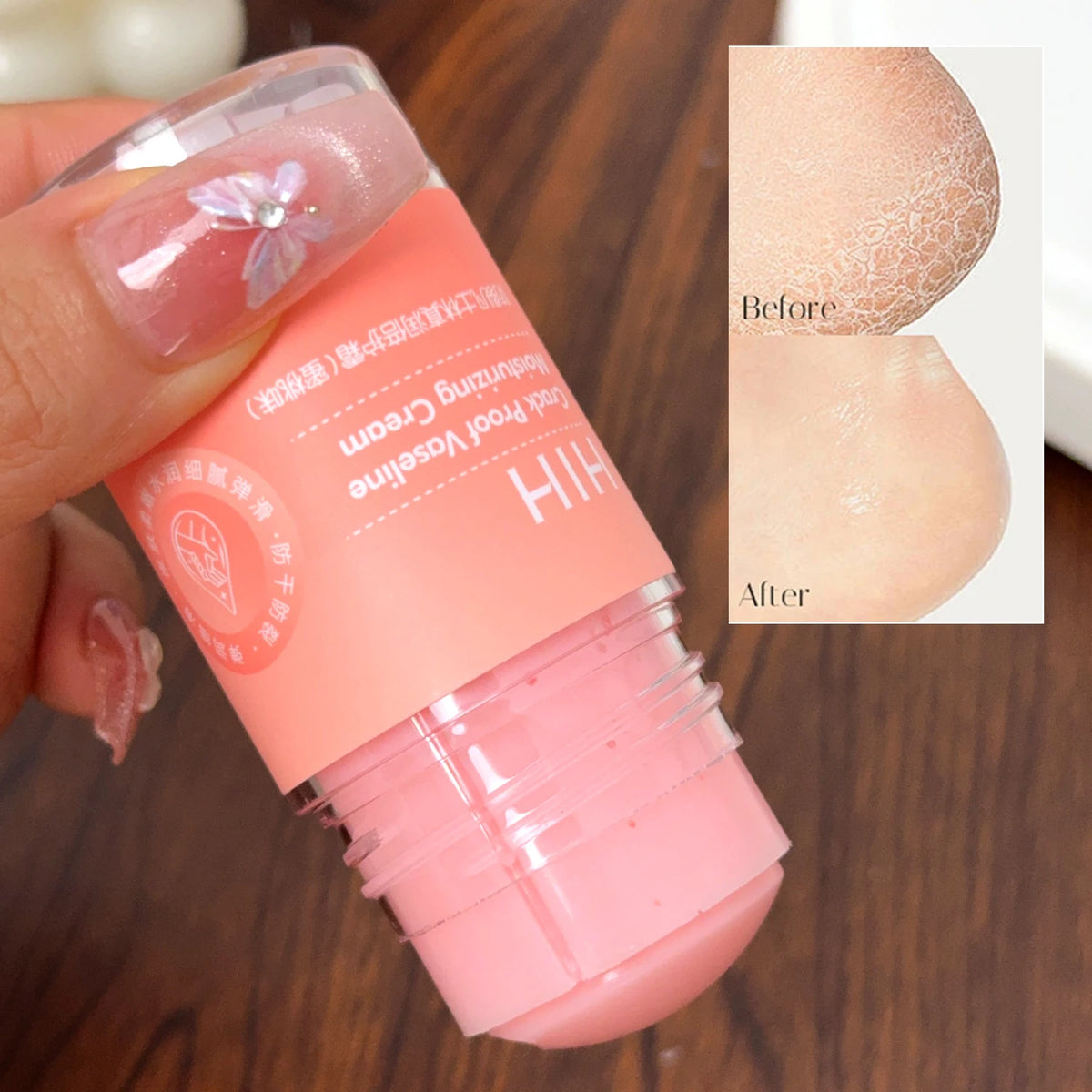Anti Cracking Feet Cream Stick Double Protection Moisturizing Peach Orange Hand Foot Softening Dry Exfoliation Daily Foot Care