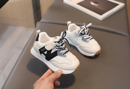 Spring Autumn Kids Sneakers Boys Girls Sport Shoes Fashion Mesh Breathable Kids Casual Shoes Toddler Boys Girls Running Sneakers