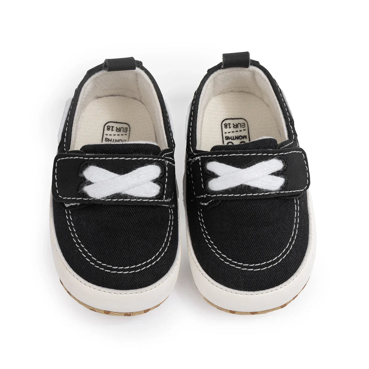 Newborn Baby Shoes Unisex Classic Canvas Casual Sneakers Fashion Versatile Sports Style Toddler Cotton Sole Comfortable Shoes