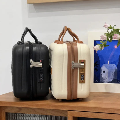 14 inch Lightweight Carrying Case Travel Cosmetic Case Portable Small Makeup Hand Bag