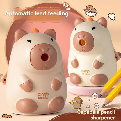 Elementary School Student Pencil Sharpener and Cranked Pencil Sharpener Rolling Pencil Sharpener Automatic Lead Feeding Durable