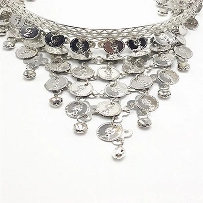 Women Belly Dance Accessories Costume Dancing Coin Sequins Hair Band Headbands