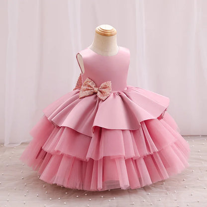 Girls Elegant Dresses Summer Kids Dress For Girls Wedding Bridesmaid Dress Toddler Girls Princess Dress Children Evening Party