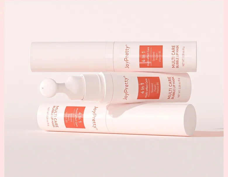 Exfoliating Bubble Lip Balm for Dark Lips Pink Lip Lightening Scrub Moisturizing Lip Mask