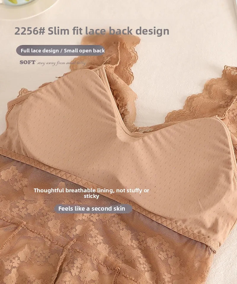 Lace White Strap Vest Women Summer Outdoor Wear with Chest Pad Beautiful Ba Base Inner Match V-ne Svel Top Women