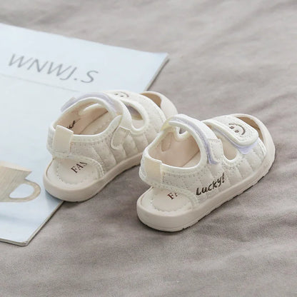 Children Shoes Little Kids Sport Sandals Lucky Smile Face Unisex Baby Boys Girls Casual Anti-slip Sandals