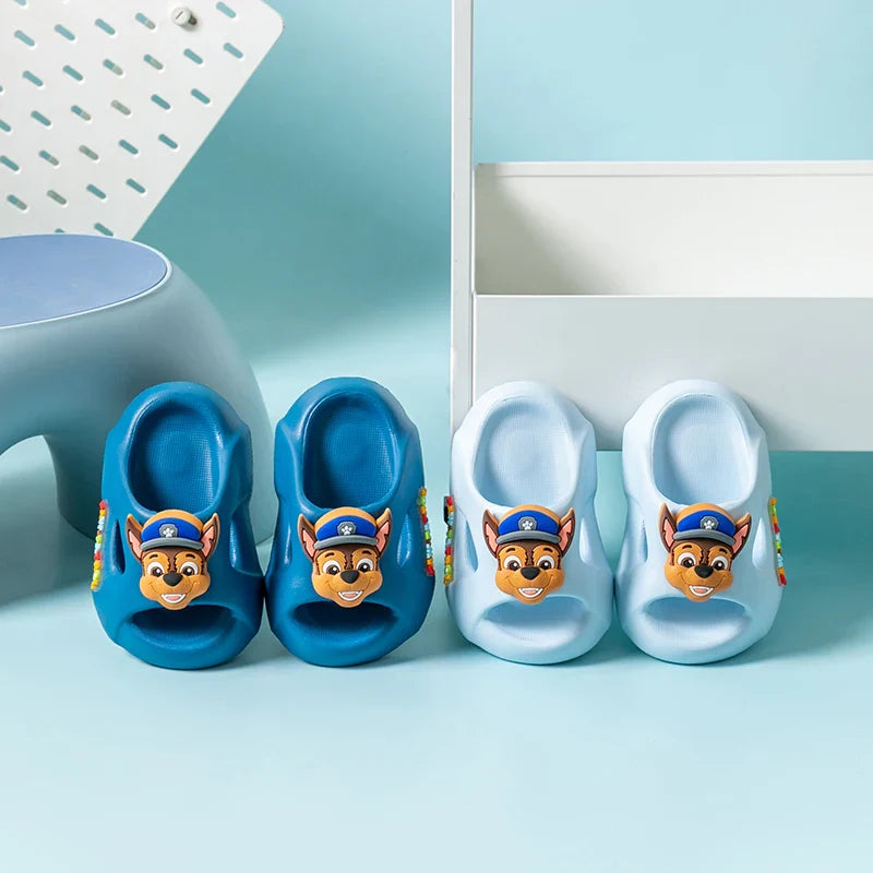 Children's Anime Slides | Boys & Girls Outdoor Non-Slip Soft Soled Sandals & Home Slippers – PAW Patrol