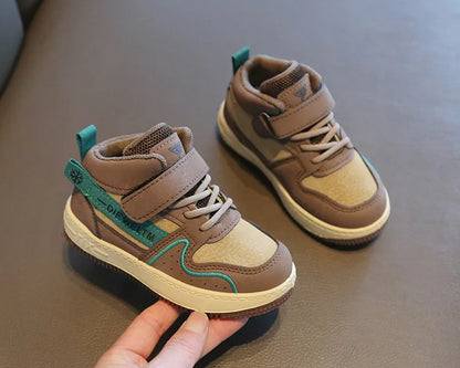 Children Casual Shoes for Boys Breathable Sneaker Antumn Winter Kids High Top Children's Board ShoesStudents School Shoe