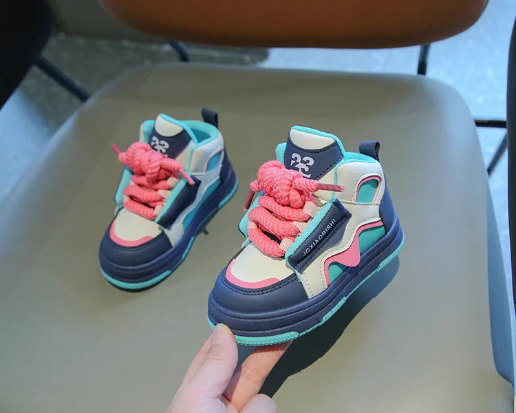 Children's Causal Shoes Fashion Non-slip Kids School Tennis Shoes Spring Autumn Versatile Boys Girls Running Sports Shoes Soft