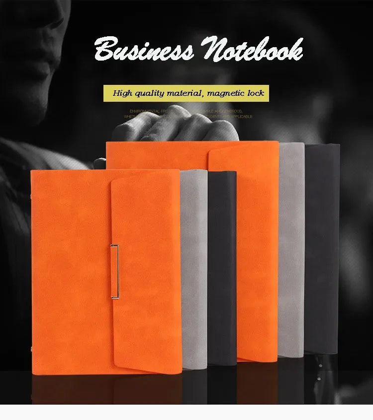 A5 Binder Refillable Planner Faux Leather Notebook Journal with Card Pen Holder Outdoor Journal Planner Agenda DIY Birthday Gift