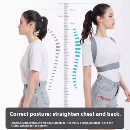 Invisibility Breathable Posture Corrector Belt Adjustable Rectify Posture Back Support Belt Back Neck Brace Posture Training