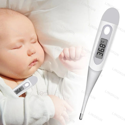 Household Adults Children Thermometers for Fever Thermometer Electronic Soft Head Digital Oral Armpit Temperature Measurement