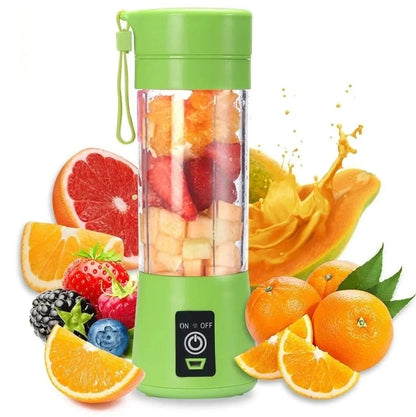 Portable Mini Blender For Shakes Rechargeable USB 380ML Traveling Fruit Juicer Cup Hand Fruit Blender Juicing Cup Kitchen Gadget
