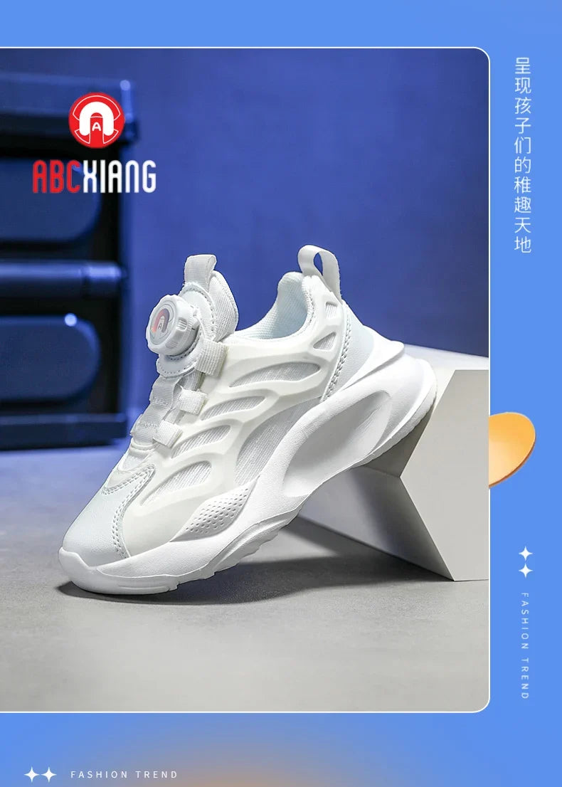 Casual Kid's Sneakers Thick Sole Running Sports Shoes for Children Fashion Student Shoe Boys Girls Tennis Trainers Size 28-39