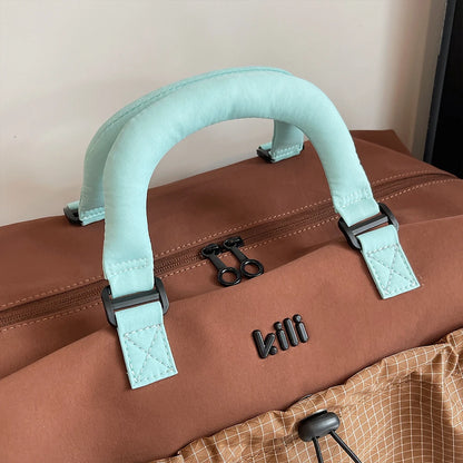 Large Capacity Travel Bag, Lightweight Short-Distance Boarding Bag, Dry and Wet Separation, Crossbody Fitness Bag, Luggage Bag