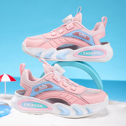 boy Kids Spring Sneakers Girls School Casual Shoes Outdoor Breathable Running Shoes Light Soft Pink Non-slip Children Shoes