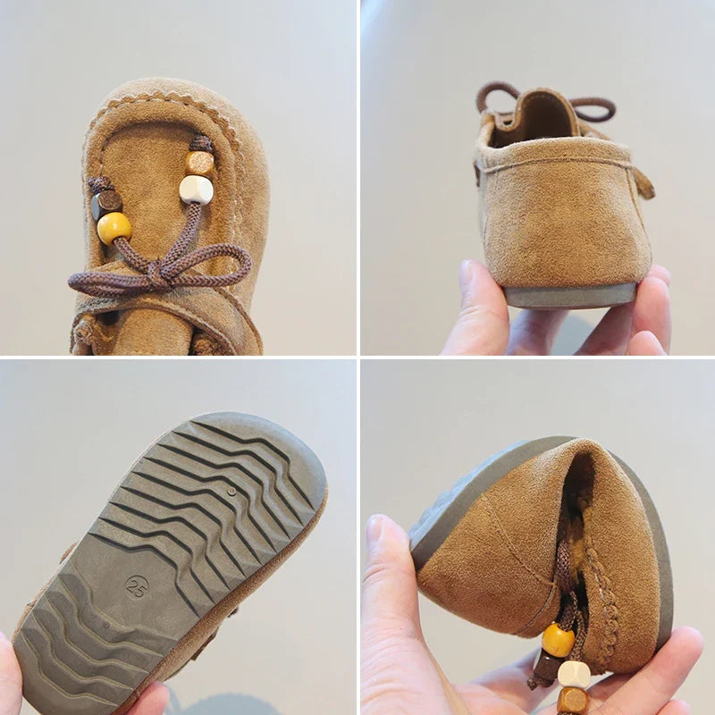 Autumn New Fashion Comfortable Children's Loafer Shoes Breathable Soft Non-slip Wear-resistant Flat Shoes Outdoor Casual Shoes