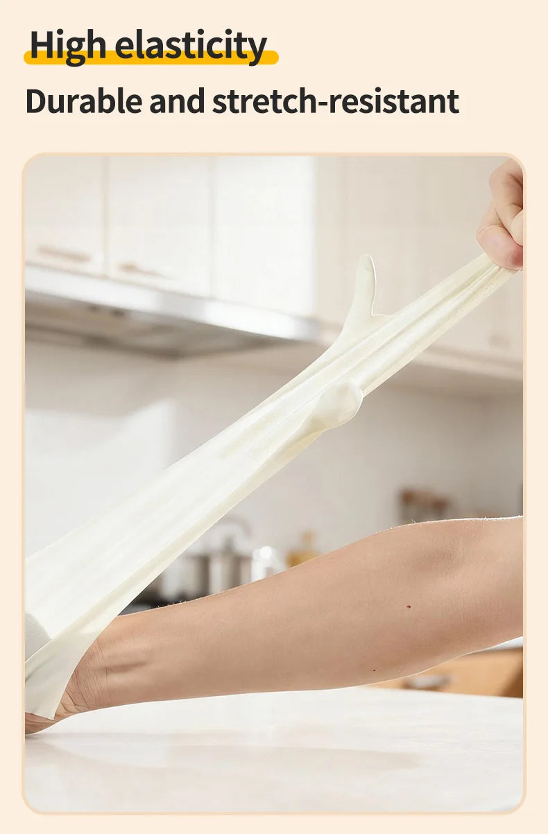 Long Length Nitrile Gloves Disposable Latex Free Powder Free Extended Cuff For Kitchen Cleaning Food Handling Beauty Salon