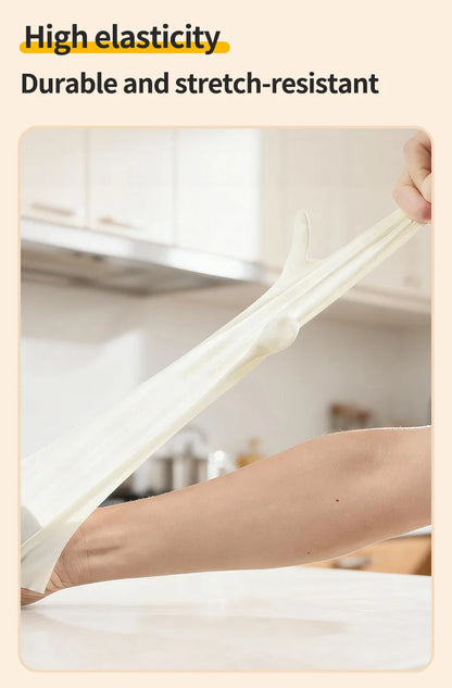 Long Length Nitrile Gloves Disposable Latex Free Powder Free Extended Cuff For Kitchen Cleaning Food Handling Beauty Salon