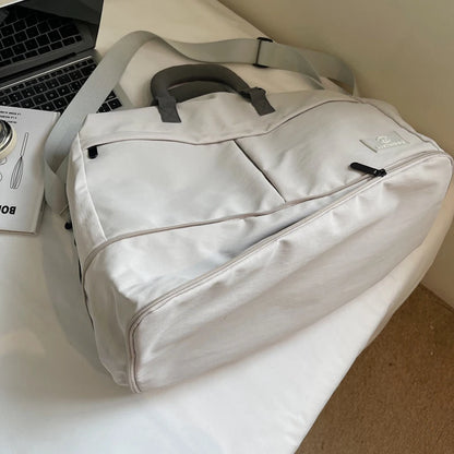 Women Travel Luggage Shoulder Bags Casual Outdoor Travel Short  TripTote Bag Portable Commuting Gym Fitness Sports Handbag