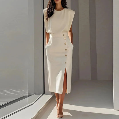 White Formal Dresses For Women Autumn Dress Elegant Dress Kochi Office Ladies Dress For Women Formal Clothing Dressy French Dres