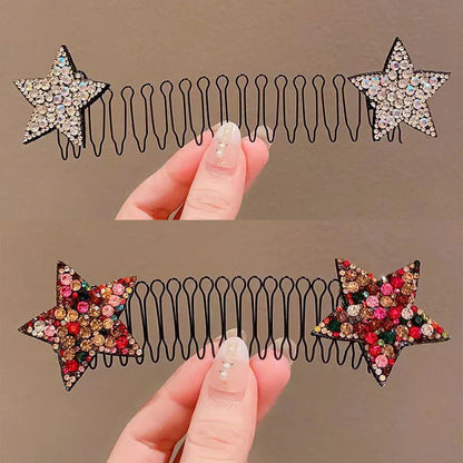 Camellia Hair Comb Invisible Bangs Hair Clip Tidy Artifact Hair pin Girls Hairpin Women Tools Fixed Inser Comb Hair Accessories