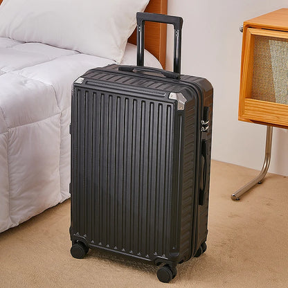 Luggage Unisex 20-inch Carry-On Suitcase 29-inch Large Capacity Aluminum Frame Travel Password Suitcase with Smooth wheels