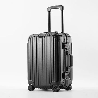 Magnesium Aluminum Alloy Luggage Set, 20" Carry-On & 28" Travel Suitcase with TSA Lock, Lightweight Durable