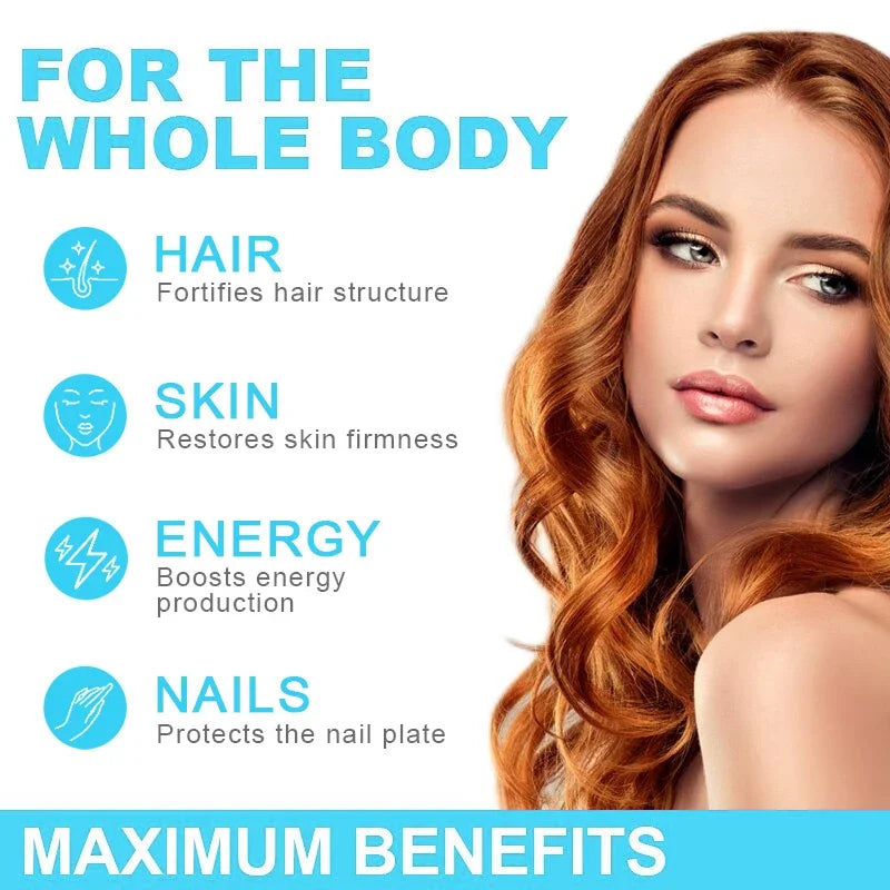Collagen Complex (Types I, II, III, V, X) - with Digestive Enzyme Blend, Non-GMO - 120 Capsules, for Men and Women