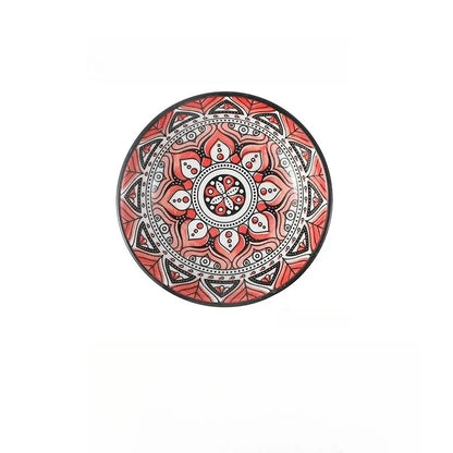 Bohemian Ceramic Condiment Dishes Set Sauce Plates Bowls  Spice Plates for Home  Restaurant Sushi Bar Parties Picnics Camping
