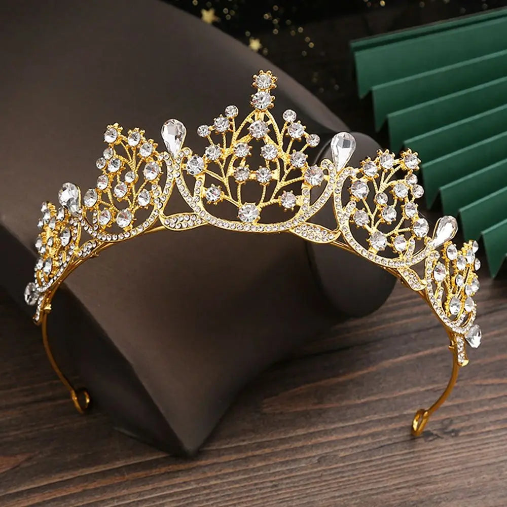 Bridal Hairpin Bridal Crystal Hair Ornaments Hair Comb Bridal Hair Accessories Rhinestone Hair Hoop Princess Crystal Tiaras