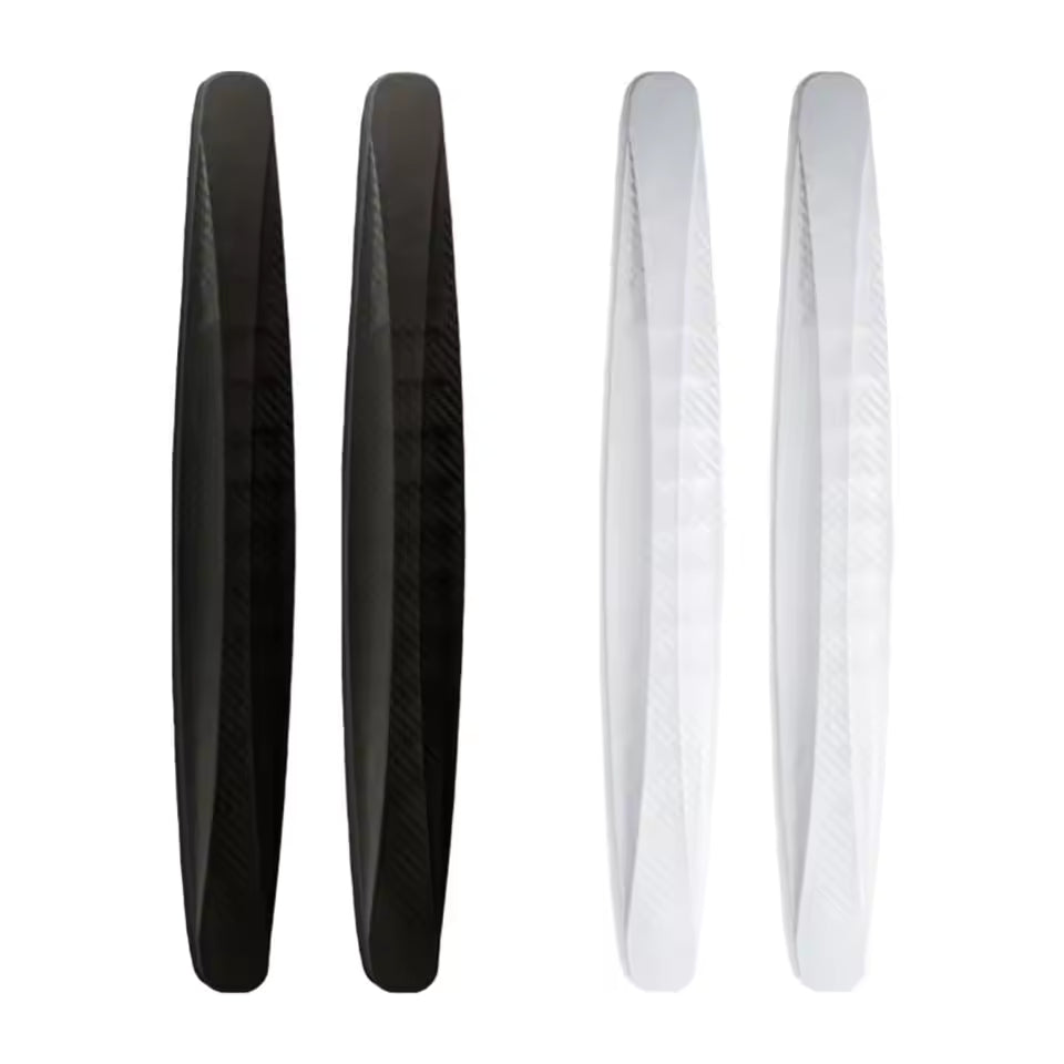Car Anti-collision Strip Bumper Protector Elastic PVC Non-slip Self-adhesive Auto Front Rear Bumper Guard Protector Trim(Available)