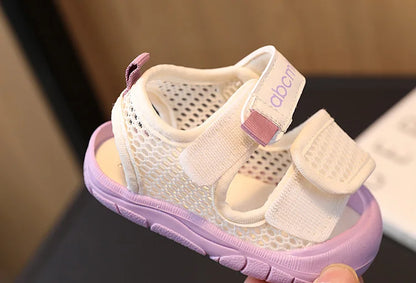 Baby Sandals Summer Infant Toddler Walking Shoe Mesh Breathable Kids Beach Shoes for Boys Girls Non-slip Causal Children Sandals