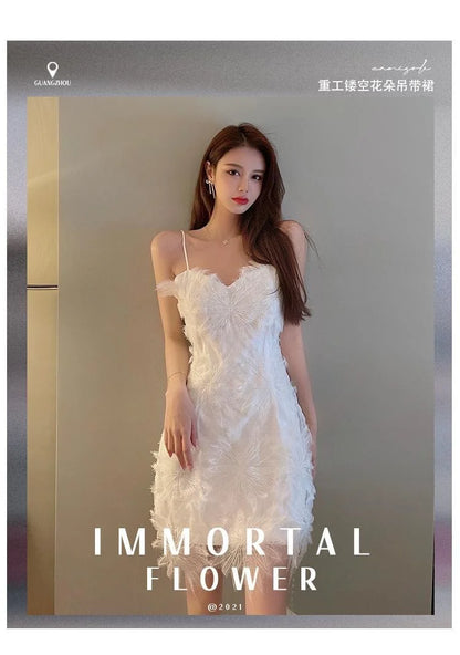 White Lace New Summer Little Birthday Casual es Vestidos Para Mujer Women Dress
