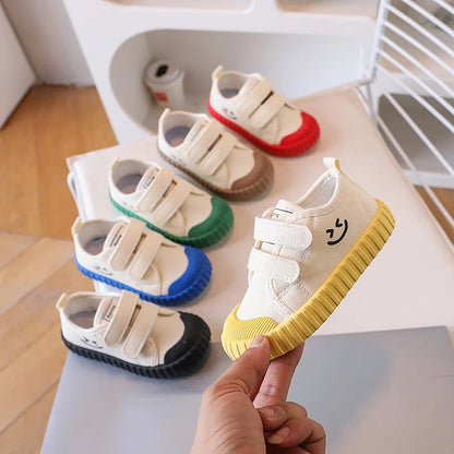 Children's Casual Shoes Boys Girls Baby Sneakers Breathable Soft Non-slip Comfortable Boys Girls Toddler Canvas Shoes Kids Shoes