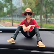 One Piece Luffy Dashboard Figure – Anime Car Decoration (Available)