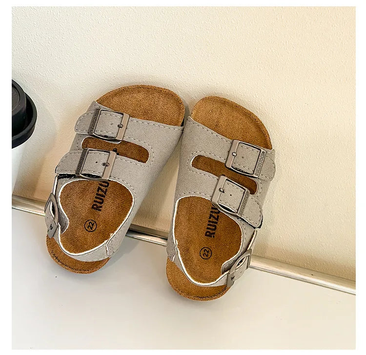 Boys Girls Summer Outdoor Soft Sole Anti Slip Kids Shoes Toddler Casual Open Toe Flat Sandals сандали