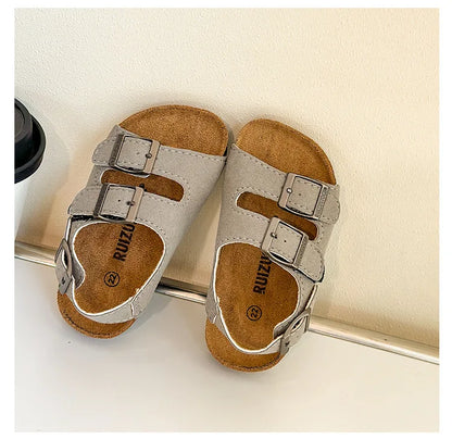 Boys Girls Summer Outdoor Soft Sole Anti Slip Kids Shoes Toddler Casual Open Toe Flat Sandals сандали