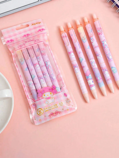 1pc Cute A6 Notebook With Magnetic Closure - Kuromi, My Melody & Cinnamoroll  Paper Journal For Teens & Adults Stationery Gift
